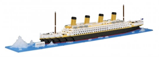 Nanoblock Real Hobby Series Titanic - Mini block building model ship - Japan Trend Shop