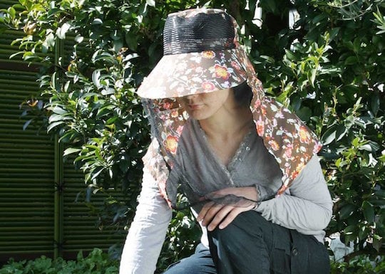 Obachan Mosquito Net Gardening Hat - Face protection against insects - Japan Trend Shop