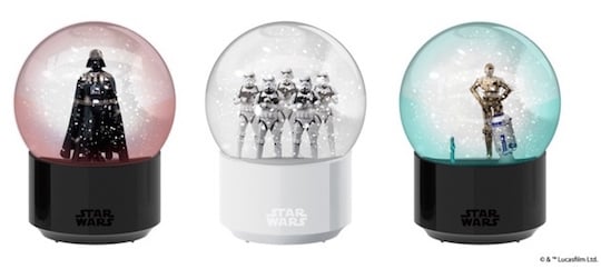 Star Wars Interactive Bluetooth Snow Globe by Amadana Imp - Japan-exclusive smartphone, tablet music toy - Japan Trend Shop