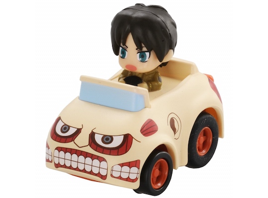 Choro-Q MIX QM-09 Attack on Titan - Eren, Levi anime character toy cars - Japan Trend Shop