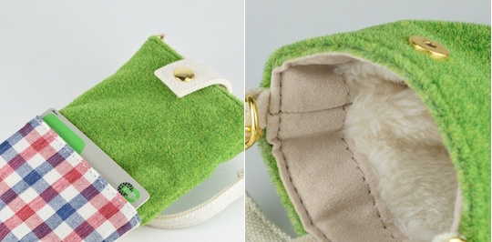 Shibaful Mobile Pouch - Lawn fabric accessory - Japan Trend Shop
