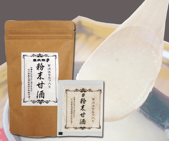 Kanazawa Honey Sake Lees Instant Amazake - Sweet sake powder sachet set - Japan Trend Shop
