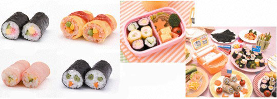 Norimaki Makki Sushi Roll Maker - Home cooking kit by Bandai - Japan Trend Shop