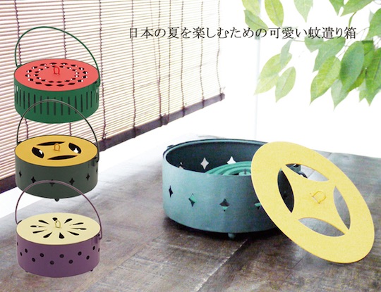 Summer Foods Mosquito Coil Holder - Japanese fruit, vegetable design incense can - Japan Trend Shop