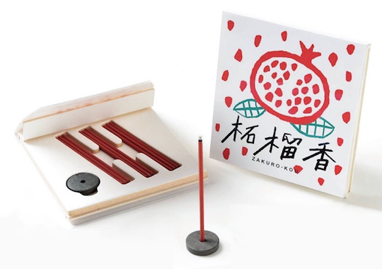 Zakuro-kou Incense Set - Kishimojin child protection pomegranate fragrance offering - Japan Trend Shop