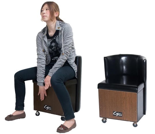 Cajon Chair - Percussion musical instrument furniture - Japan Trend Shop