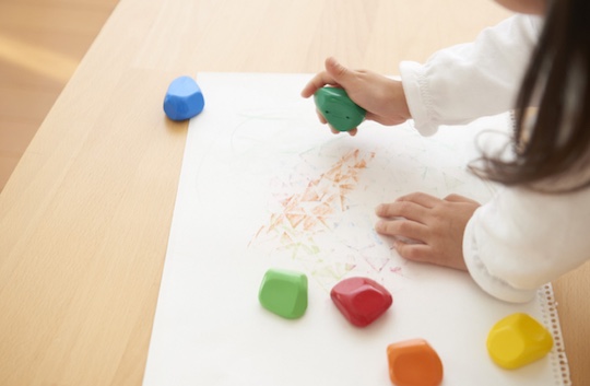 icicolor Crayons - Children's hand-shaped drawing toys - Japan Trend Shop