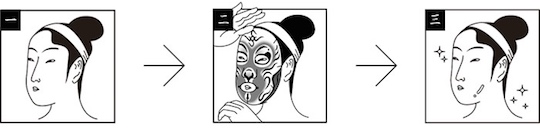 Kyogeki Peking Opera Face Pack Xiang Yu & Sun Wukong - Chinese Beijing theater skin care masks - Japan Trend Shop
