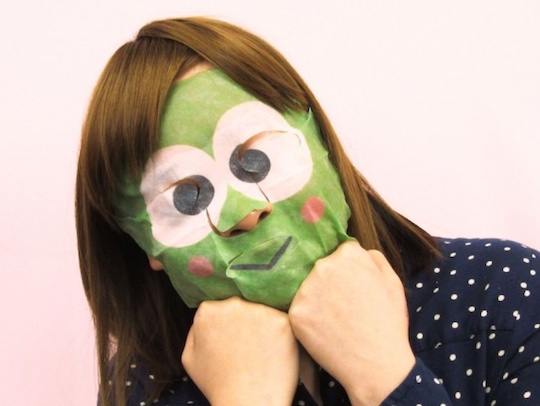Kero Kero Keroppi Narikiri Face Pack - Sanrio character beauty skin care mask - Japan Trend Shop