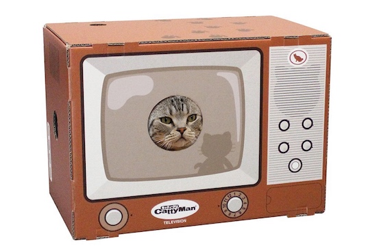 Cat Television Scratch Box - Japanese pet accessory - Japan Trend Shop