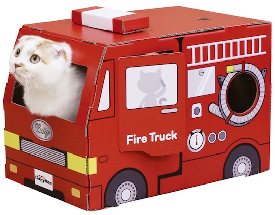 Cat Fire Truck - Japanese pet house - Japan Trend Shop