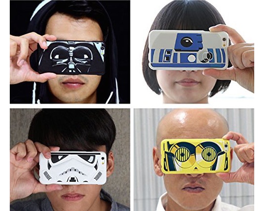 Star Wars Transform iPhone 6 Eye Case Cover - Darth Vader, Stormtrooper, C-3PO, R2-D2 eyes - Japan Trend Shop