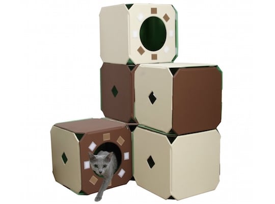 Cat Jungle Gym Cubes - Customizable box maze pet furniture - Japan Trend Shop