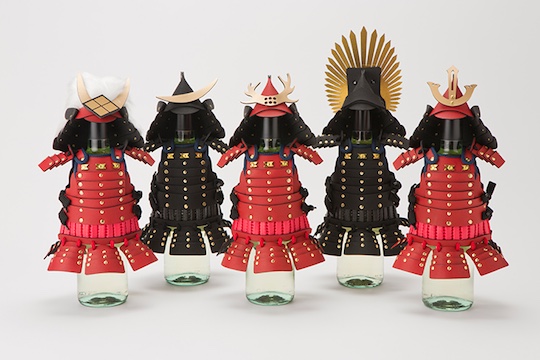 Samurai Armor Bottle Covers
