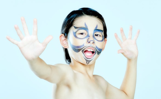 Kabuki Face Pack for Kids - Children's skin care mask set - Japan Trend Shop