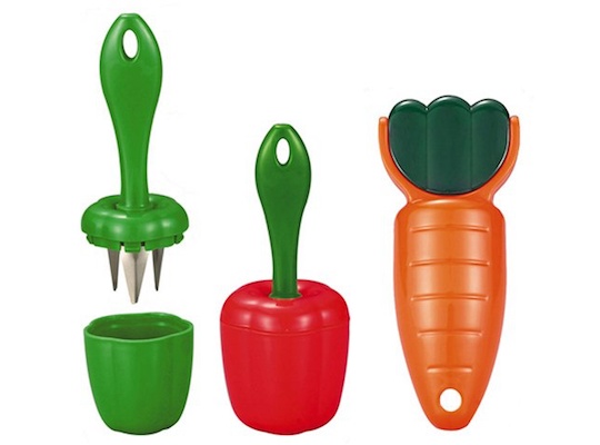 Bell Pepper Corer Set - Japanese cute kitchen utensils - Japan Trend Shop