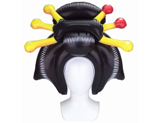 Dodeca Head Japanese Geisha Nihongami Hairstyle - Head piece costume - Japan Trend Shop