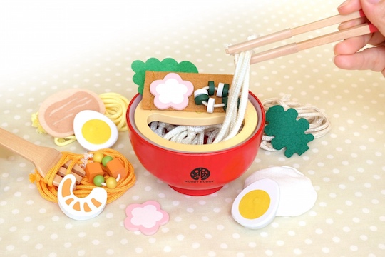 Eating Noodles Practice Set - Mamagoto food cooking toy - Japan Trend Shop