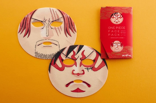 One Piece Kabuki Face Pack - Monkey D. Luffy, Red-Haired Shanks skin care masks - Japan Trend Shop