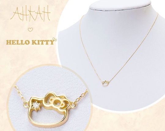 Ahkah Hello Kitty Necklace - Sanrio character jewelry - Japan Trend Shop