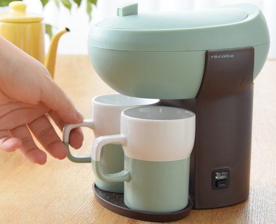 Recolte Kaffe Duo Paus - Designer coffee machine for two - Japan Trend Shop