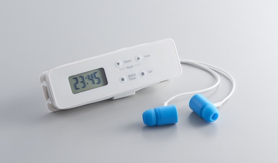Mezamashi Vibrating Alarm Earphones by King Jim - Silent reminder ear buzzer - Japan Trend Shop