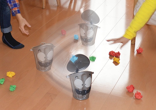 Gomipakkun Wild Trash Can Game - Rubbish bin throwing toy - Japan Trend Shop