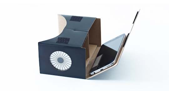 Milbox Touch - Cardboard virtual reality headset with touchable user interface - Japan Trend Shop