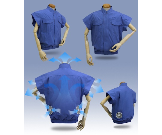 Kuchofuku Air-Conditioned Short Sleeve Work Shirt - MK-500U model for air-conditioned comfort - Japan Trend Shop