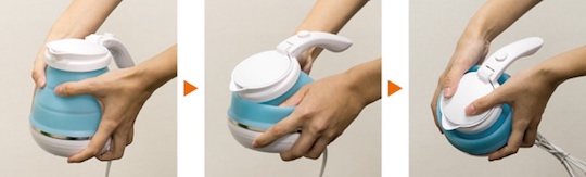 Miyoshi Collapsible Travel Kettle - Fold-flat kettle - Japan Trend Shop