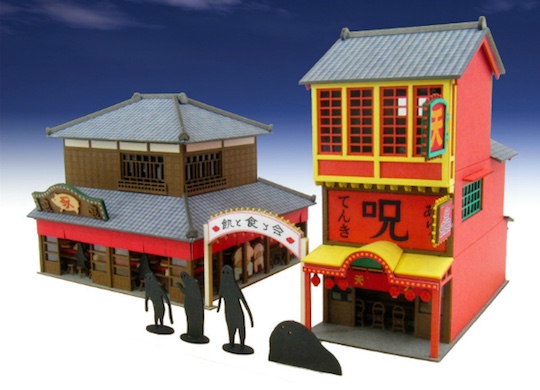 Studio Ghibli Spirited Away Pig Restaurant Paper Craft Kit - Magical anime location model - Japan Trend Shop