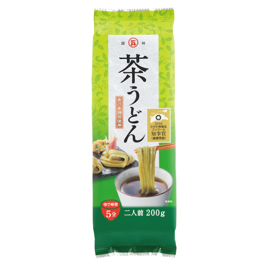 Ishimaru Sanuki Cha-udon Green Tea Noodles - Japanese tea-flavored udon - Japan Trend Shop