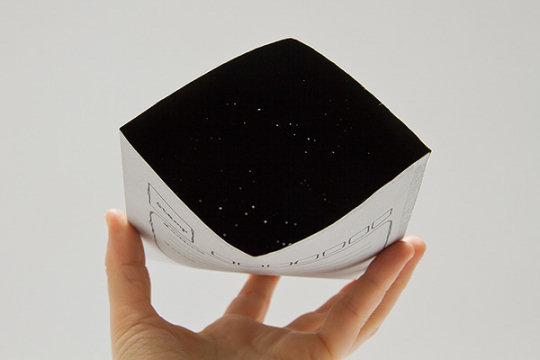 Hoshi-zora Star-filled Envelope (Pack of Five) - Mini planetarium stargazing toy - Japan Trend Shop