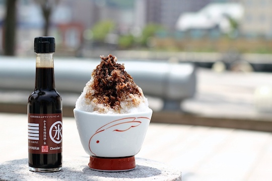 Chocolate-flavor Soy Sauce for Desserts - Japanese shoyu for ice cream, shaved ice - Japan Trend Shop