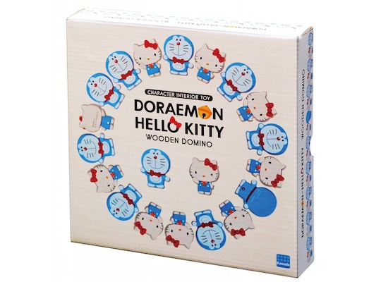 Hello Kitty and Doraemon Dominoes - Cute characters toys - Japan Trend Shop