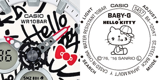 Baby-G Hello Kitty Watch - Casio, Sanrio collaboration wristwatch - Japan Trend Shop