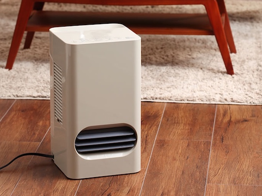 Plus Minus Zero Ceramic Fan Heater-Humidifier X210 - Two-in-one designer humidification, heating unit - Japan Trend Shop