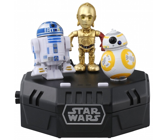 Star Wars Space Opera Dancing Music Figures Three-Droid Set - C-3PO, R2-D2, BB-8 movie tie-in character toys - Japan Trend Shop