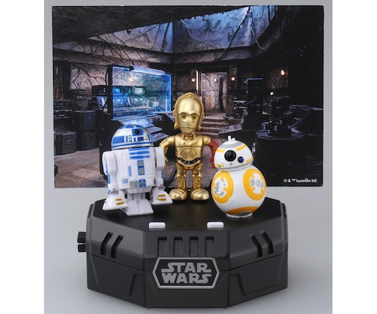 Star Wars Space Opera Dancing Music Figures Three-Droid Set - C-3PO, R2-D2, BB-8 movie tie-in character toys - Japan Trend Shop