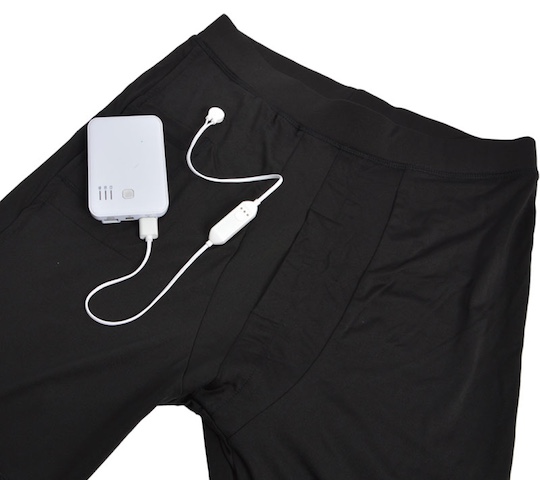 USB Heated Kairo Leggings - Electric clothing for lower body - Japan Trend Shop
