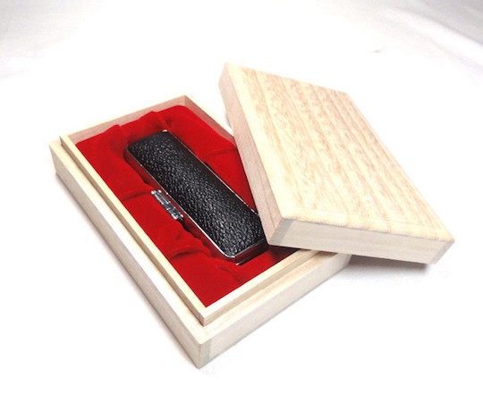 Sengoku Hanko Warring States Sword Hilt Personal Stamp - Katana handle rope binding design - Japan Trend Shop
