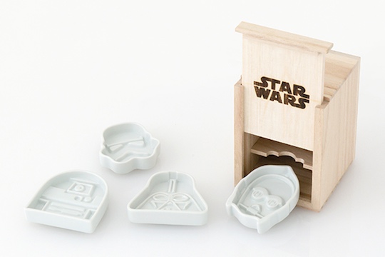 Star Wars Soy Sauce Dish Set - Darth Vader, Stormtrooper, C-3PO, R2-D2 plates - Japan Trend Shop