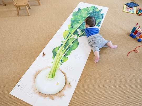 Big Book: The Giant Turnip - Interactive story sheet for kids - Japan Trend Shop