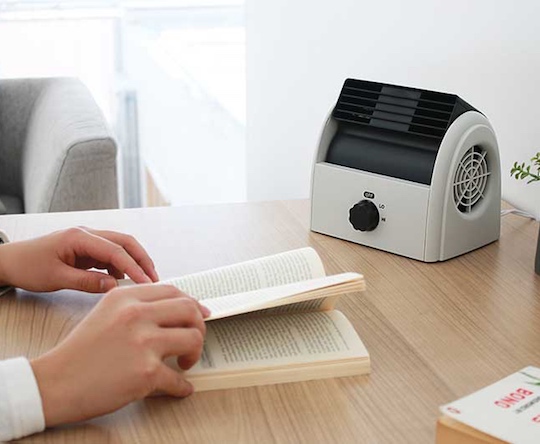 Plus More Compact Desk Fan - Designer home climate control - Japan Trend Shop