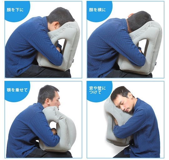 Oyasumi Pillow Travel Sleeping Head Cushion - Inflatable journey pillow - Japan Trend Shop