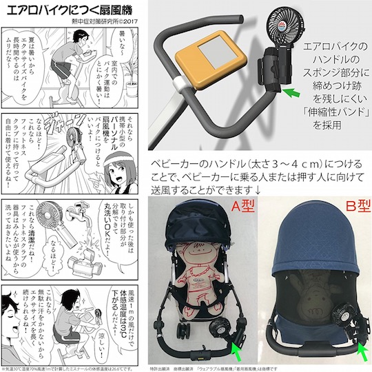 USB Wearable Cooling Fan - Multipurpose portable fan - Japan Trend Shop