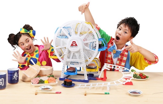 Sushi Ferris Wheel Roller Coaster - Fuji-Q Highland amusement park serving toy - Japan Trend Shop