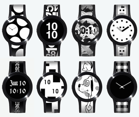 Sony FES Watch U - Customizable designer e-paper wristwatch - Japan Trend Shop