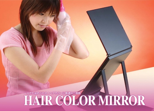 Hair-Coloring Multi-Mirror Set - Three-part mirror, handheld mirror for hair dyeing - Japan Trend Shop