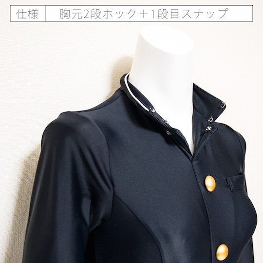 Gakuran Swimsuit Japanese Schoolboy Coat Cosplay Costume - School uniform-inspired swimwear - Japan Trend Shop